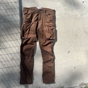 Men's Brown Cargo Pants